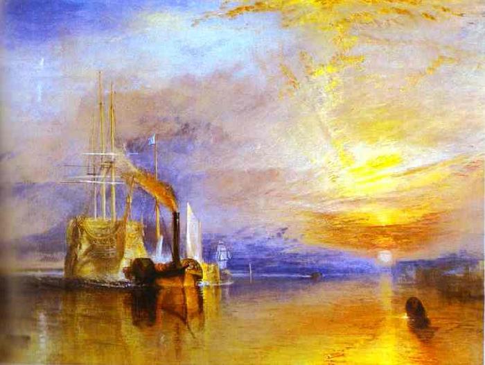 J.M.W. Turner Fighting Temeraire Tugged to Her Last Berth to Be Broken up